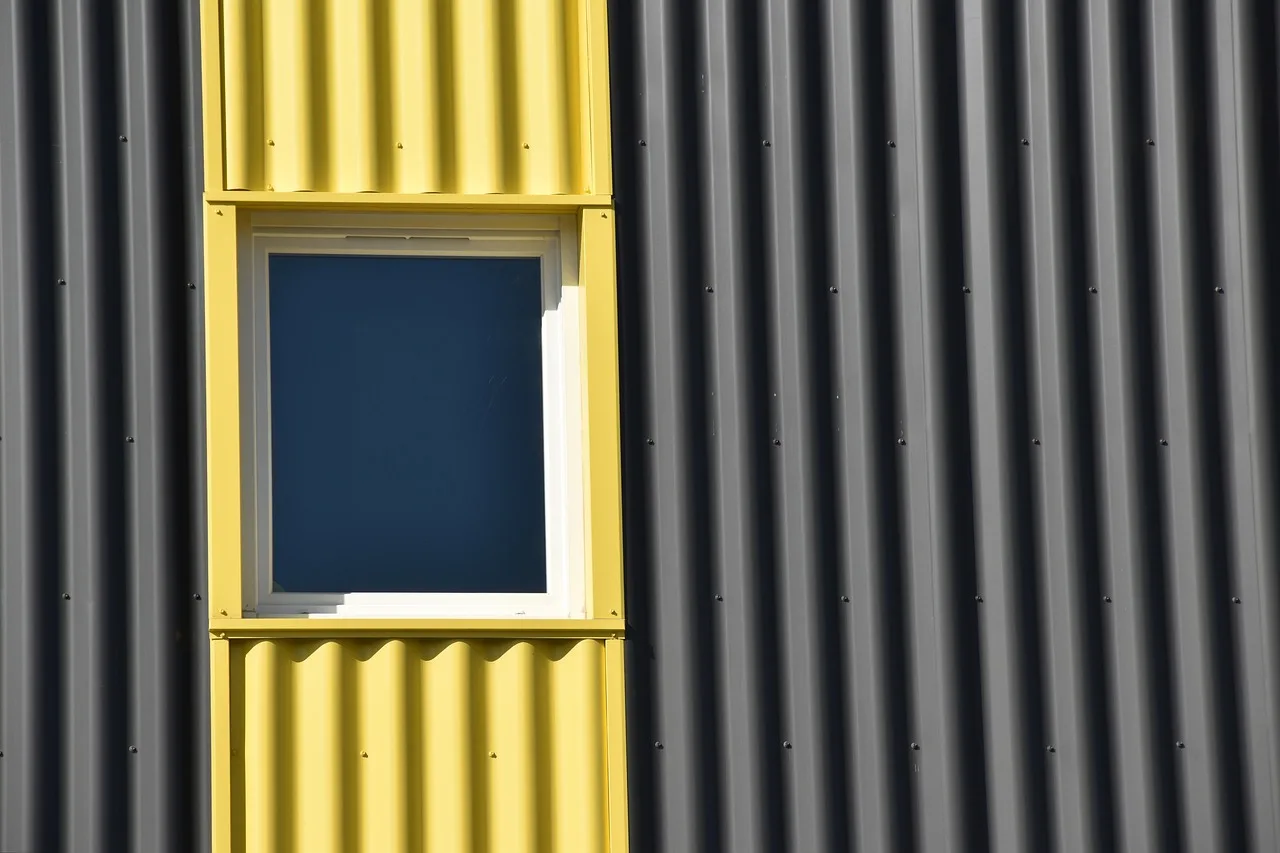 window, building, yellow, architecture, steel, modern, facade, real estate, structure. Escalation clause: fixed percentage or CPI in US retail leases?