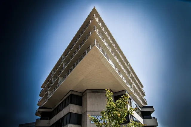 transit warehouse, basel, three-cornered hat, facade, architecture, house, industrial area, office, modern, art, housewall, office building, building, basel, basel, basel, basel, basel. Mixed-use industrial office space for lease: what to check